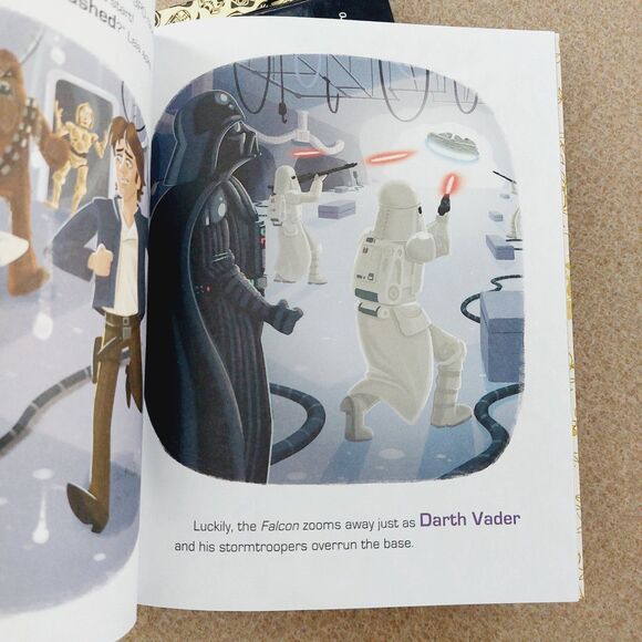 Star Wars Little Golden Book Library Boxed Set Trilogy Hardcover Set of 6 - Picture 11 of 11